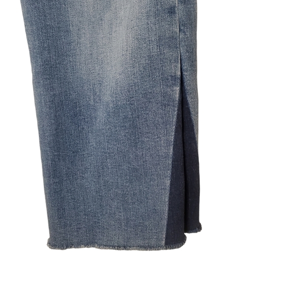 Frame Denim 2 Tone Le Pixie Crop Mini Boot Jean Sz. 29 - Picture 4 of 12